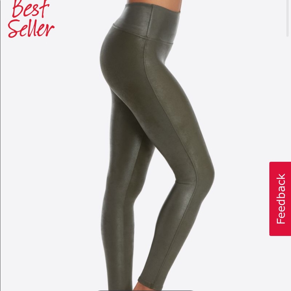 Spanx Leather Leggings